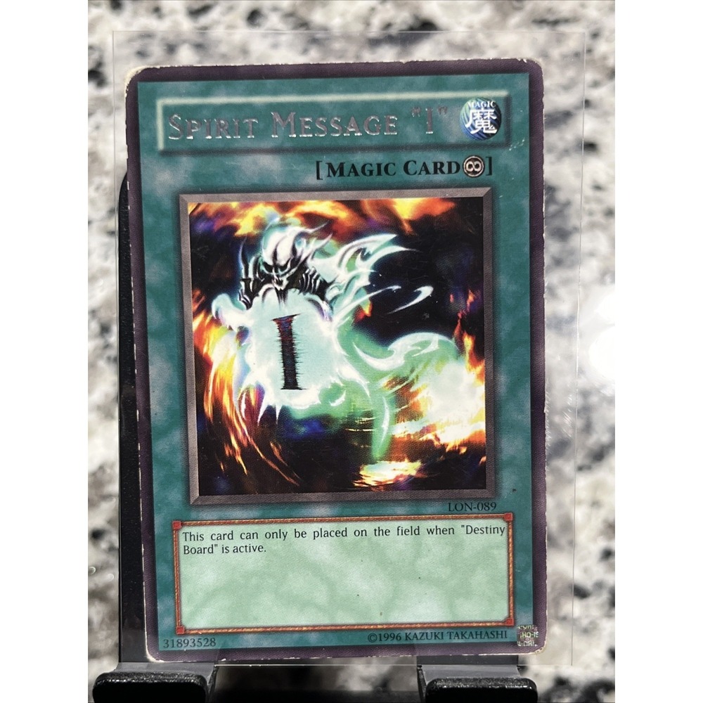 Yugioh Spirit Message "I" LON-089 Common LP Labyrinth of Nightmare Trap